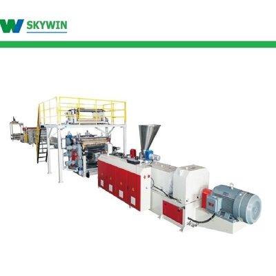 Sheet SPC Tile Extrusion Machine / PVC Floor Panel Production Line