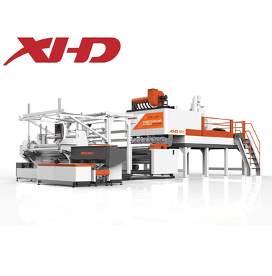 China high speed automatic three layer film lldpe film extruder